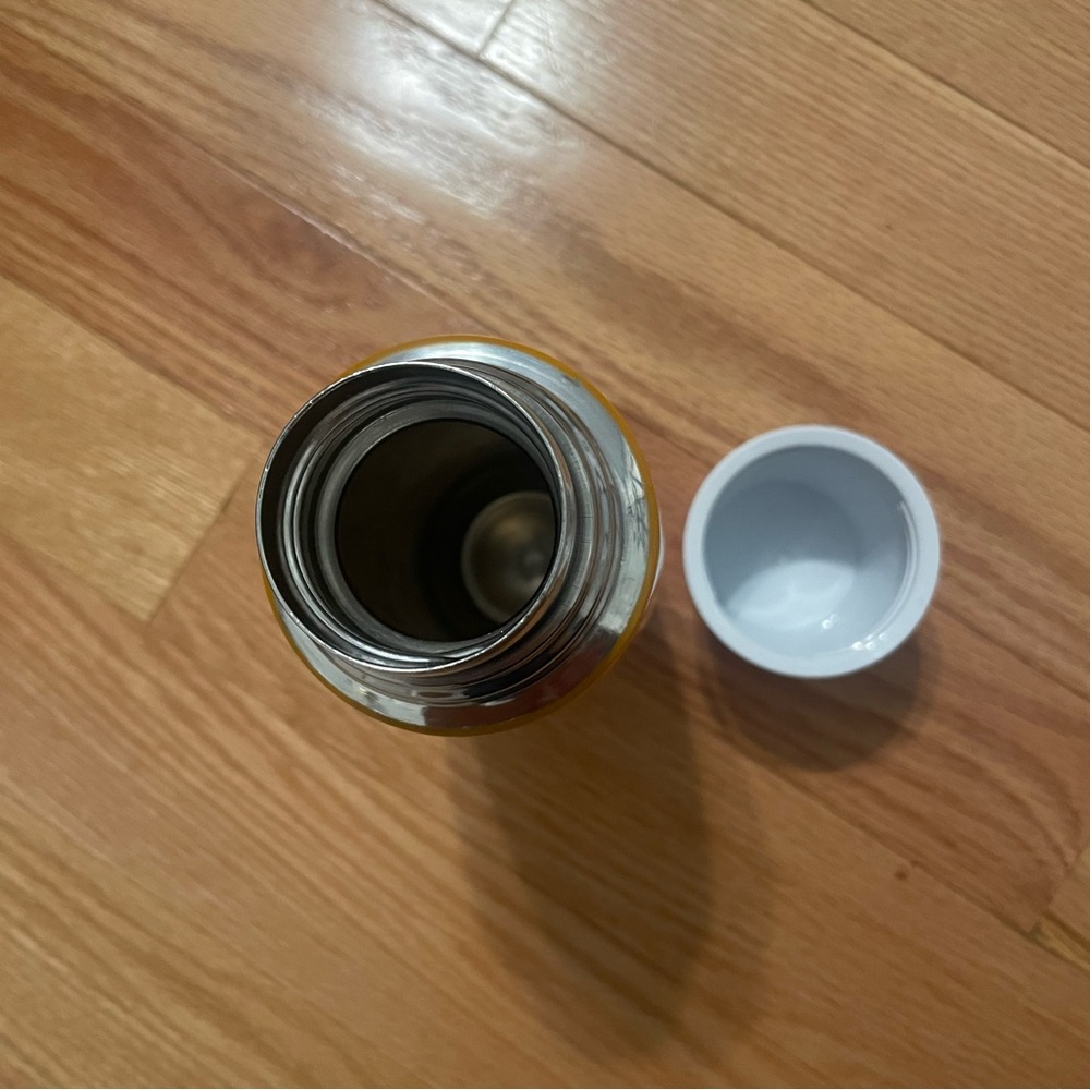 Starbucks Vibrant Orange Tumbler with White Band